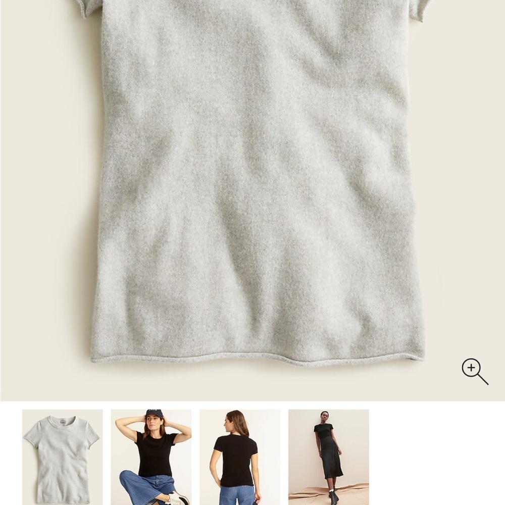 J. Crew Gray Cashmere Sweater